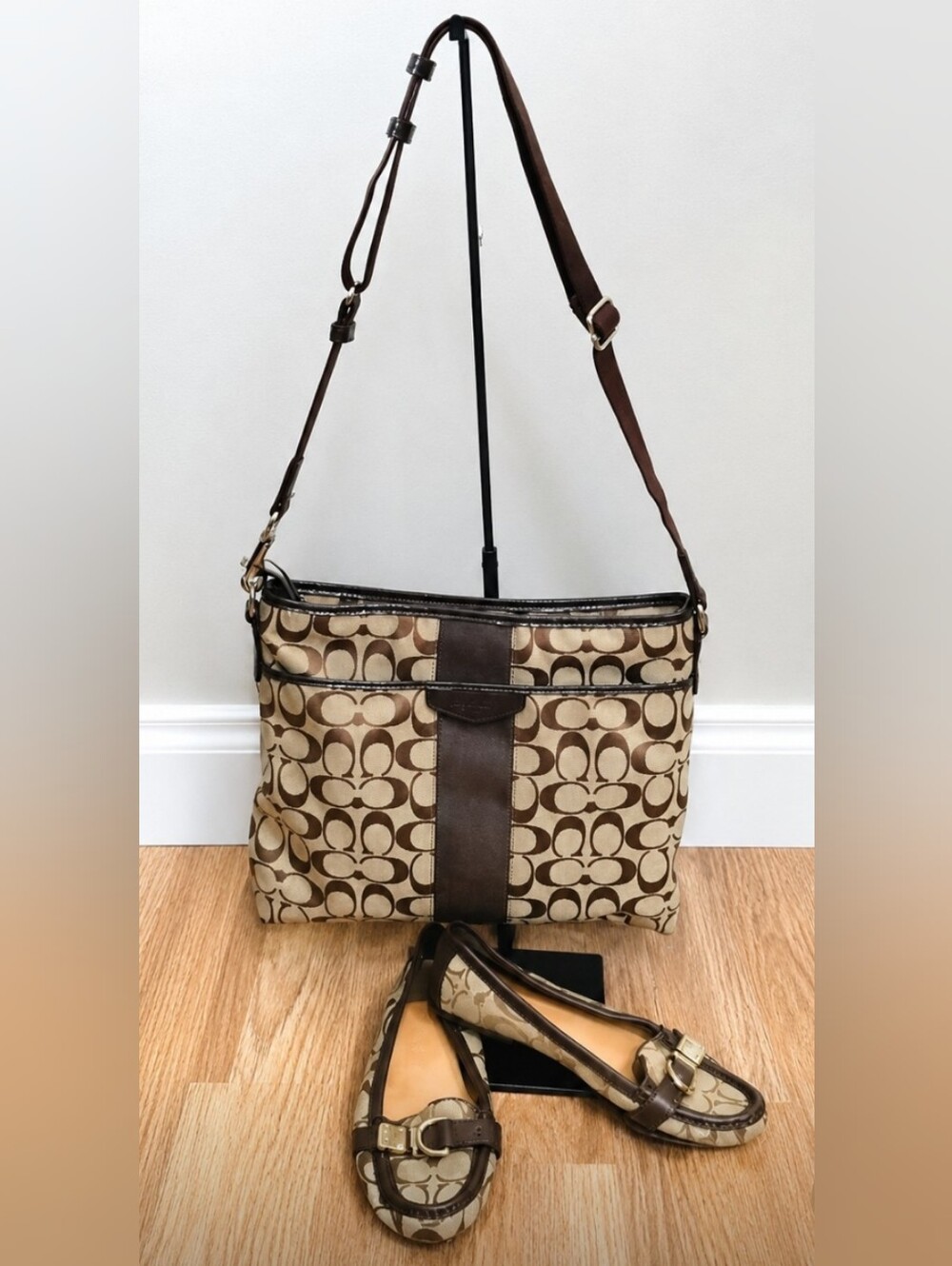 Coach Y2K Signature Bag & Matching Shoes Bundle-Size 7